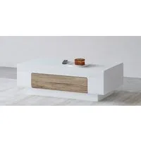 OTTO home Couchtisch Toledo,Breite 110cm eleganter Sofatisch mit Hochglanzelemente, Kaffeetisch mit 1 Schublade, Wohnzimmertisch