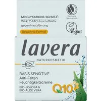 lavera Gesichtspflege basis sensitive Anti-Falten Feuchtigkeitscreme Q10, 1-tlg.