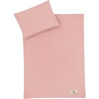 Julius Zöllner Kinderbettwäsche Baby- und Kinderbettwäsche aus 100% Musselin, Musselin, 2 teilig, erhältlich in den Größen 80x80+35x40cm und 100x135+40x60cm