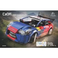 CaDA CaDA Citroën C4 WRC Rally Auto 2008 1/20 (329 Teile) (neue Version) Konstruktionsspielsteine