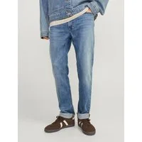 Jack & Jones Regular-fit-Jeans JJICLARK im Used-Look, Stretchkomfort und niedrige Leibhöhe Baumwollmischung, regular fit