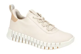 Ecco 218203 GRUUV Women's Beige Sneaker limestone/powder, weiches ECCO DriTan...