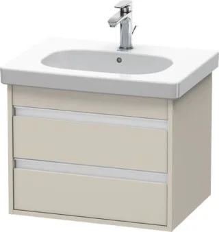 Duravit Ketho Waschtischunterbau wandhängend Taupe Matt 600x455x480 mm - KT665009191 KT665009191