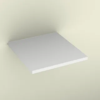 Artiqua 400 Abdeckplatte Dekor, Weiß Glanz, 400-APD-2-30-68 400-APD-2-30-68