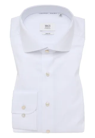 ETERNA - Luxury Shirt Twill Langarm weiß - Gr. - 38/Langarm - 67cm