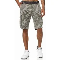 Tazzio Cargoshorts A201 Cargo Shorts inkl. abnehmbarem Gürtel