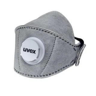 uvex silv-Air premium 5320+ Atemschutzmaske FFP3 mit Ausatemventil 15 Stück weiß one size - 8765321