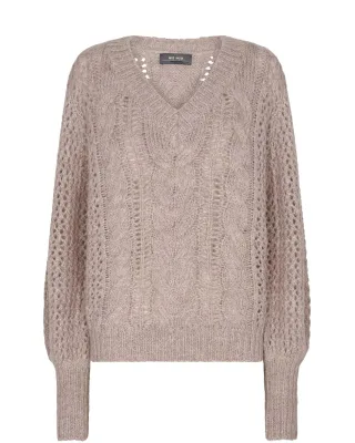 MOS MOSH - Imma Glam Knit fawn - Gr. - M