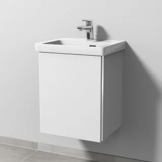 Sanipa 3way Waschtischunterbau zu Villeroy & Boch Subway 3.0 Waschtisch mit 1 Tür, Weiß-Soft BR84243