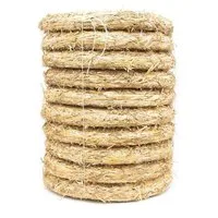 DekoPrinz® Bastelkranz Natur Strohkranz / Strohrömer Rohling, Ø20 cm, 3 cm Stärke