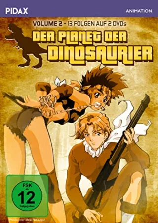 Der Planet der Dinosaurier Vol. 2 / Weitere 13 Folgen der Abenteuerserie frei nach dem Roman ZWEI JAHRE FERIEN von Jules Verne (Pidax Animation) [2 DVDs]