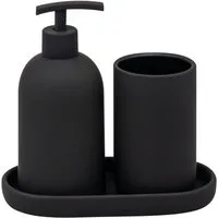 eluno Badaccessoire-Set CERANO 3tlg. Keramik, 3 tlg.