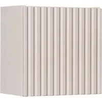 Lomadox Hängeschrank NEWPORT-56-CASHMERE Wandschrank Badschrank, kaschmir, gerillte Front, ca. 30/30/19cm