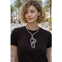 Ella Jonte Schlangenkette, 2 in1 Halskette & Armband – formbar – Ethno Statement Schmuck