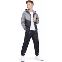 Hessis Trainingsanzug Jogginganzug Freizeitanzug Set für Jungen und Mädchen JF516 (Set, 2-tlg., Jacke mit Jogginghose), bestehend aus Jacke und Jogginghose