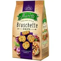 Maretti Knabberei, Maretti Bruschette Chips Slow Roasted Garlic gerösteter Knoblauch 150g