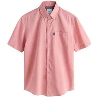 Next Kurzarmhemd Pflegeleichtes Regular Fit Kurzarm-Oxfordhemd (1-tlg)