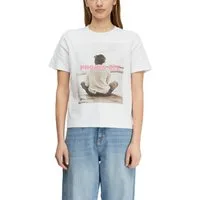 comma Print-Shirt Sommershirt mit Frontpint