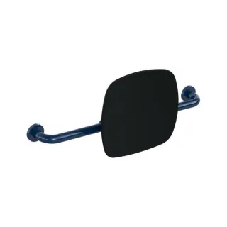 Hewi 801 Rückenstütze 801.51.916350 Wandabstand 150mm, Lehne tiefschwarz, stahlblau