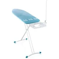 Leifheit Bügelbrett Bügeltisch Air Board Express L Solid MAXX, Bügelfläche 45.0x130.0 cm, Höhenverstellbar, Bügelfläche 130 x 45cm, auch für Dampfstationen