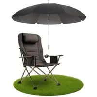 Styngard Sonnenschirm Stuhl Sonnenschirm für Liegestuhl mit UV Schutz 50+/120 cm Durchmesser