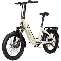 DERUIZ E-Bike Klapprad 20x3,0 Zoll, max. 140km, Federsattelstütze, 5 Stufen, mit Bluetooth, 8 Gang SHIMANO SHIMANO ALTUS 11-32T Schaltwerk, Kettenschaltung, Heckmotor, 500 Wh, (mit Akku-Ladegerät, mit Werkzeug), RH:36cm, Bremslicht, Gepäckträger (max