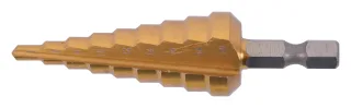 Makita HSS Titan Stufenbohrer, Ø 4-20mm - 9-stufig - 1/4" 6-kant - D-40129