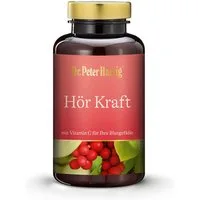 Dr. Peter Hartig Hör Kraft, unterstützt das Gehör, L-Arginin, Vitamin C, vegan Kapseln, 120 Kapseln, 4-Monats-Vorrat, à 71 g