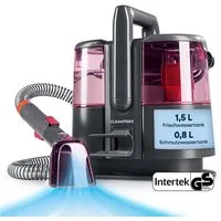 CLEANmaxx Teppichreinigungsgerät Polster und Teppichreiniger Pro Power, 600W, 600 W, 3in1: sprühen, bürsten, saugen mit Frisch- & Brauchwassertank