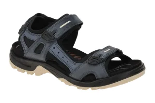 Ecco Herren Sandale 06956402415 in Blau Ombre mit Receptor Profil Gummisohle