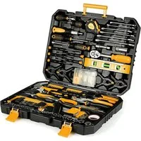 TLGREEN Werkzeugset Haushaltskoffer, (198-teiliger Werkzeugkasten, Handwerkzeug-Set,Ratschen-Steckschlüssel-Werkzeug-Set, 198-tlg., Schraubendreher-Set, Heim-Werkzeugkasten, Auto-Reparatur-Werkzeug), Universeller Kompletter Tragbarer Werkzeugkasten