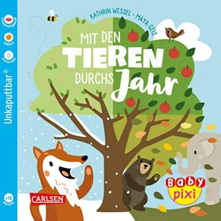Baby Pixi (unkaputtbar) 92: Mit den Tieren durchs Jahr (92)