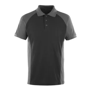 MASCOT Bottrop Polo-Shirt UNIQUE Schwarz / Dunkelanthrazit XXL - 50569-961-0918-XXL