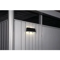 Biohort LED Solarleuchte für Gerätehaus und Geräteschrank, LED fest integriert, Warmweiß, Magnethalterung