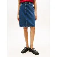 Tommy Hilfiger Jeansrock DNM DEE STRAIGHT KNEE RW SKIRT