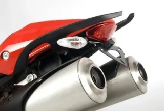 R&amp;G Kennzeichenhalter Heckumbau für Ducati Monster 796 / 696 Bj. 2008-2014 eintragungsfrei
