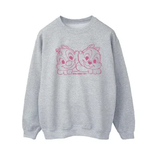 Disney - "Chip 'n' Dale Nuts About You" Sweatshirt für Damen (Grau)