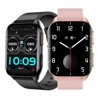 M3 1.95-inch HD Screen ECG AI Voice Assistant bluetooth Call Heart Rate Blood Pressure Blood Oxygen Blood Glucose Monito