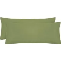 Biberna Kissenbezug Michi Feinjersey mit Reißverschluss, (2 Stück), verschiedene Größen, Feinjersey Kissenhülle aus 100% Baumwolle