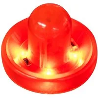 Carromco Air-Hockeytisch Airhockey Pusher LED, Wiederaufladbar durch Micro-USB