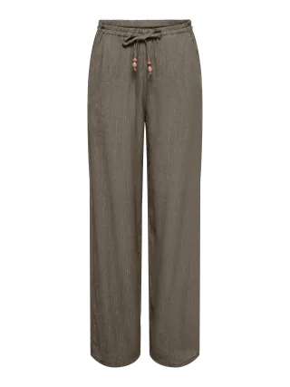 ONLY - ONLNELE MW WIDE STRUCTURE PANT PNT Walnut - Gr. - 32