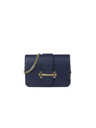 Giulia Monti Schultertasche/Taschenbauchtasche Marineblau