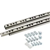 SO-TECH® Auszug Kugelauszug Teilauszug KT1-10-H17-NF-MS, Länge 278 mm, 1 Paar inkl. Montageschrauben-Set