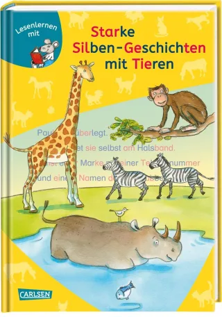 LESEMAUS zum Lesenlernen Sammelbände: Starke Silben-Geschichten mit Tieren zum Lesenlernen: Extra Lesetraining ? Lesetexte mit farbiger Silbenmarkierung