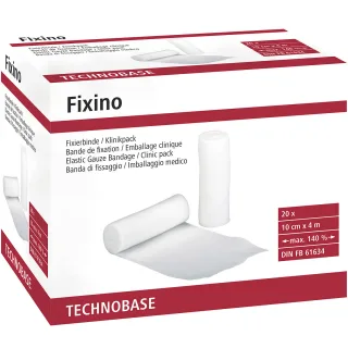 Kerbl Fixierbinden Fixino 20 Stück in Klinikverpackung weiß - 16463