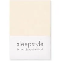 Sleepstyle Spannbettlaken SleepStyle, Jersey, Gummizug: rundum, (1 Stück), 100% Baumwolle