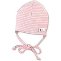 Sterntaler® Beanie OCS Beanie (1-St) Babymütze aus Baumwolle mit Bindeband und Ohrenklappen