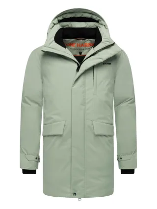 Stone Harbour Herren Winterjacke Emriis mit Fleecefutter & Kapuze