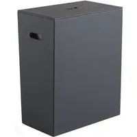 Gedy Wäschekorb LUXURY Wäschekorb 49,5x61,8x29cm, Schwarz, Gedy-103714