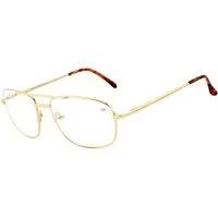 EYESTUFF Lesebrille Lesebrille 008 gold, Brillenbügel mit hochwertigen Flex-Scharnieren
